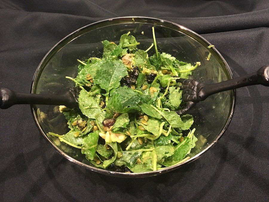 Baby Kale, Avocado and Toasted Pepita Salad